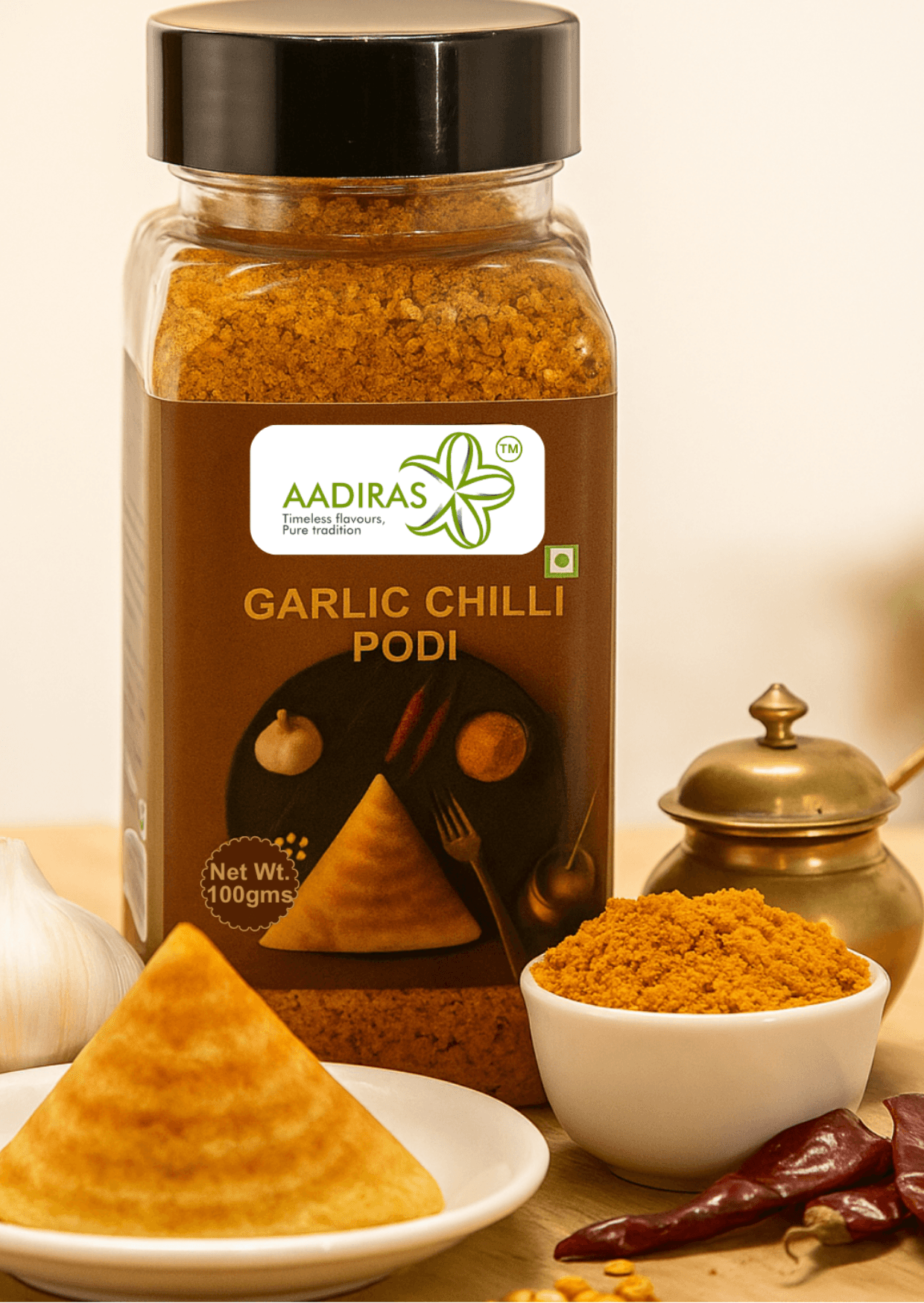 Garlic Chili Podi
