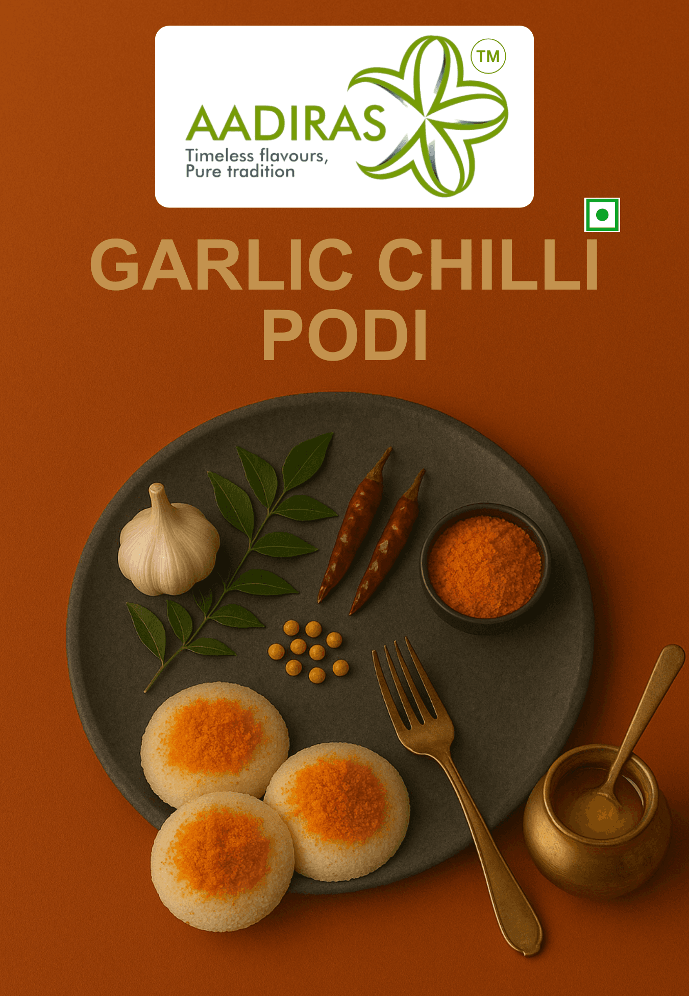 Garlic Chili Podi